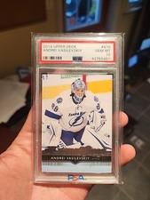 2014 UPPER DECK YOUNG GUNS ANDREI VASILEVSKIY #478 RC PSA 10 GEM MT