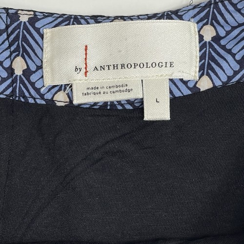 ANTROPOLOGIE Women's Black Textured Romper Balloon Sleeves Lined Size Large - Picture 6 of 10