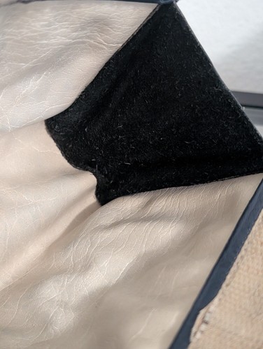 Vintage 80er Jahre Christian Dior Blue Trotter Canvas und Leder Tasche - Bild 11 von 13