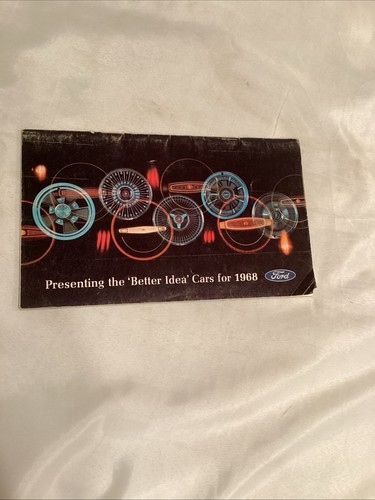 Oldtimer Ford Prospekt "Presenting The Better Idea Cars For 1968" - Bild 1 von 6
