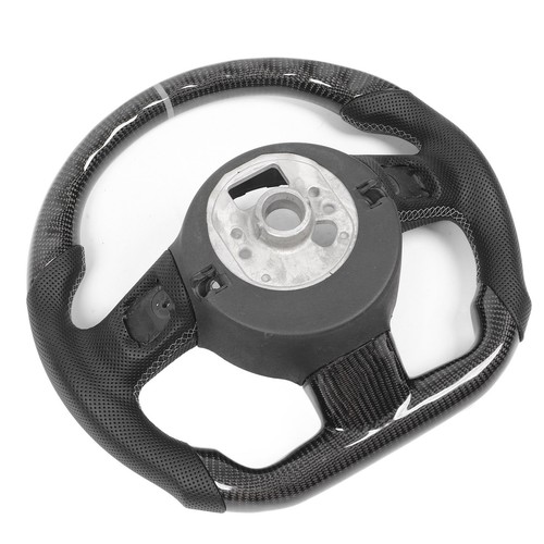 Custom Steering Wheel Nardo Gray Carbon Fiber Stitching Sports Comfortable - Picture 10 of 23