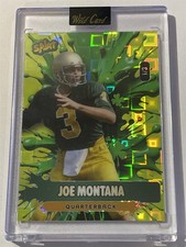 JOE MONTANA irish 2026 Wild Card Splat Gold Green Pandora 1/3 (B3)