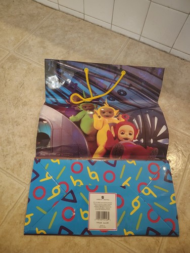 Vintage 90er Teletubbies Geschenktüte nie benutzt große Tasche American Greetings selten - Bild 3 von 5