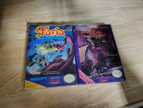 9 NES RPG Game Lot (Mint New Open Collectors Condition) CIB / Rare Faria +