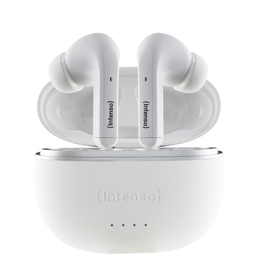 Intenso White Buds - TWS True Wireless Kopfhörer T302A mit Active Noise Cancelli