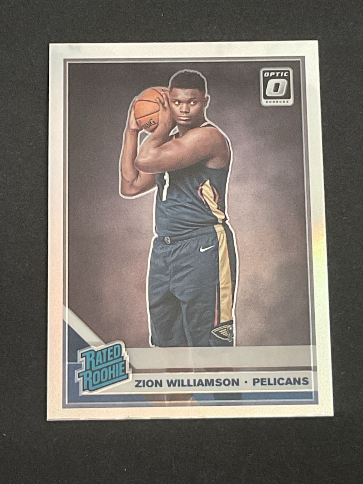 2019-20 Optic Zion Williamson Silver HOLO Prizm Rated Rookie #158