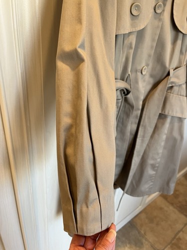 Simply Vera Vera Wang Trench Coat Tan Size Medium NWOT - Bild 3 von 5
