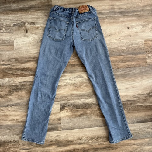 Levi’s 512 Straight Fit Jeans Youth Size 16 REG Adjustable Waist 28x30 - Picture 2 of 9