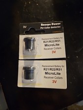 Enerpe Power Pet Collar Batteries 3V R21/R22/R51 MicroLite Receiver