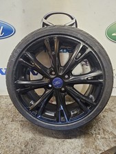 FORD FIESTA MK7 ZETEC S BLACK  17 INCH ALLOY WHEEL 106A   FREE P&P 