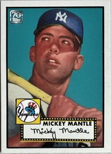 1952 MICKEY MANTLE ~ 2021 TOPPS X #3 RC~HOF NY YANKEES v2 *MINT*