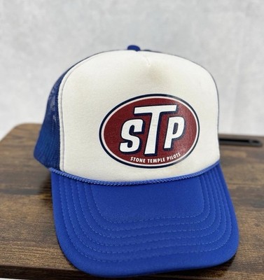 Vtg STP Stone Temple Pilots Truckers Hat Snap Back Rock And Roll Grunge Workwear