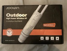 Outdoor High Power Wireless AP- 1200Mbps Dual Band- 64 Users- WiFi