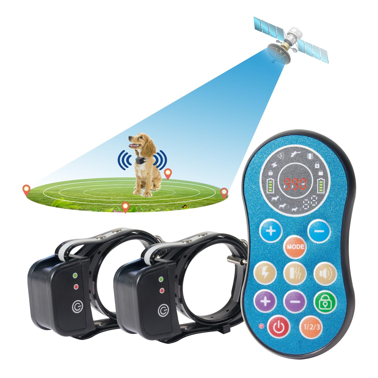 & Training Collar System - 50-990ft Range
