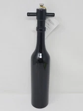 Chef Specialties Wine Bottle Pepper Mill #16006, 14.5" Made in USA - OPEN BOX