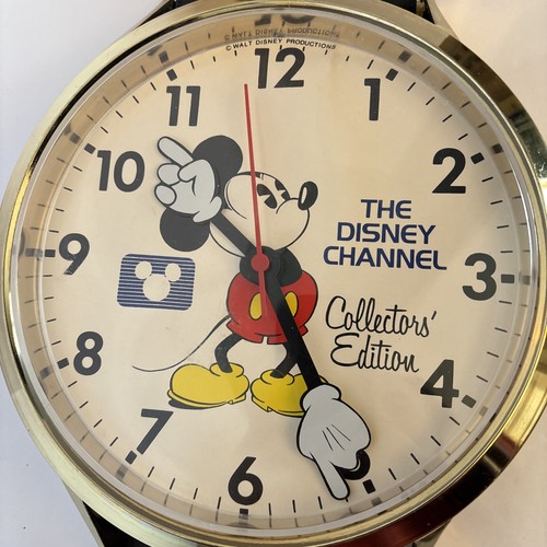 Reloj de pared con correa The Disney Channel 1985 edición coleccionista  - Imagen 3 de 9