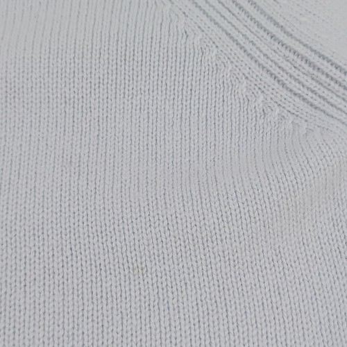 Maglione in cashmere nudo Sydney scollo a V taglia M pullover preppy in nuvola - Foto 9 di 14