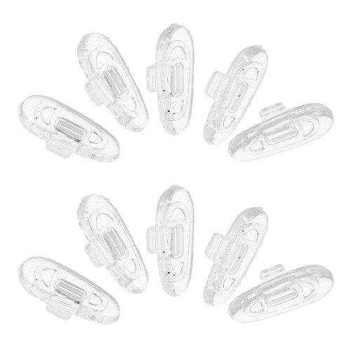200pcs Soft Silicone Push In Nose Pads Glasses Bridge Cushion for Eyewear Use - Picture 8 of 12