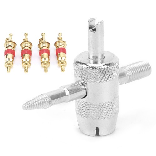 Valve Cores Tool Set With 4 In 1 Stem Tire Valve Remover With 4 In 1 For - Picture 4 of 22