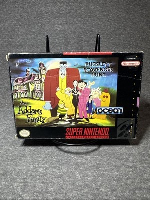 Addams Family: Pugsley's Scavenger Hunt Super Nintendo SNES No Game 27