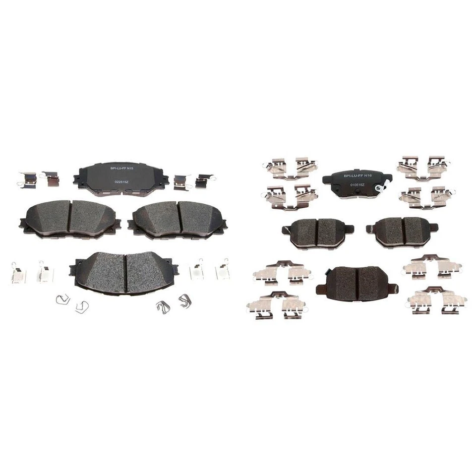 Pastillas de freno delanteras y traseras de cerámica para Toyota Corolla R-Line 2009-2019 - Raybestos Foto 4 de 4