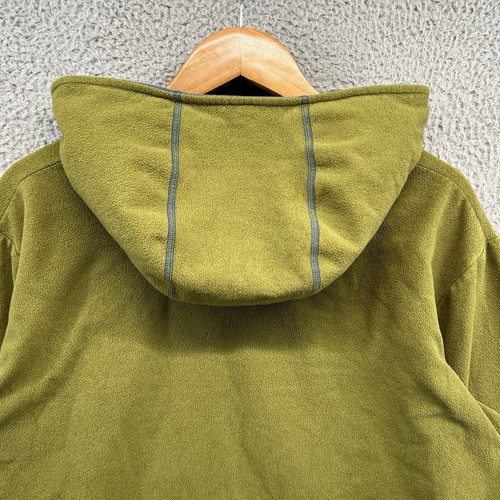 Mountain Hardwear Microchamois Fleece Womens Extra Large 1/4 Zip Hoodie Hooded - Picture 9 of 12