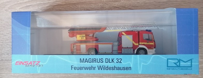 Rietze 71644 - 1/87 Magirus DLK Atego ´19 FW Wildeshausen - New