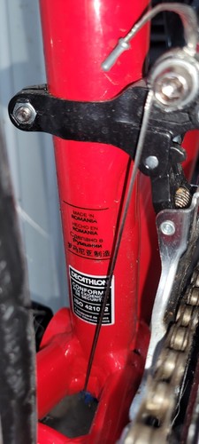 BTwin Red Triban 3 Road / Triathlon Racing Bike Very Good Condition - Picture 6 of 9