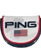 Ping Patriot Mallet Putter Headcover Limited Edition USA Flag Red White Blue New