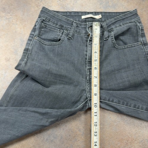 LEVI'S 721 Jeans grigio donna (26 pollici vita) (30 pollici gamba) skinny fit vita alta - Foto 5 di 13