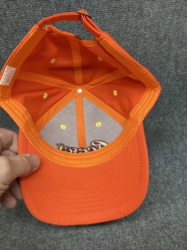 Neue orange verstellbare Baseballkappe von Reese. 100% Baumwolle Nagelneu ohne Etikett - Bild 5 von 5