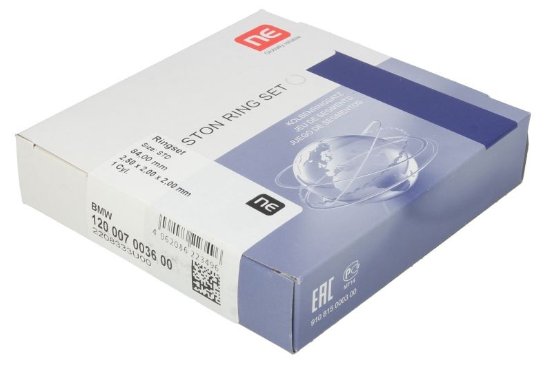 Fits NE 120007003600 Piston Ring Kit 120007003600 84 (STD) 2,5-2-2 Pi ⭐UK Stock⭐