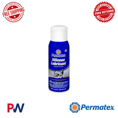 Permatex Silicone Spray Lubricant Waterproofs Non Gumming 10.25 oz. Net 80070