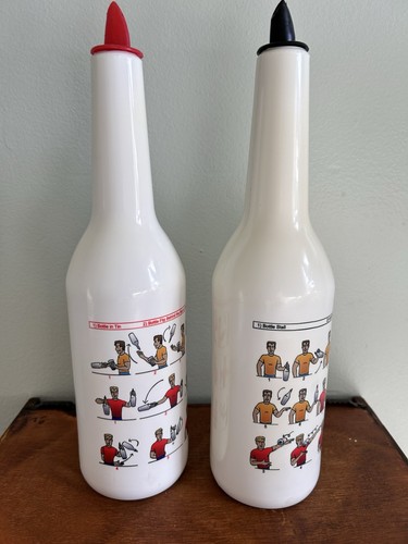 Juego de 2 Botellas Flair Bartender Práctica y Rendimiento Visual Oficial - Imagen 3 de 8