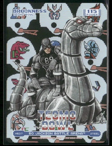 2026 Bo Jackson Battle Arena Tecmo Bowl Brockness H627 Helmet Battlefoil