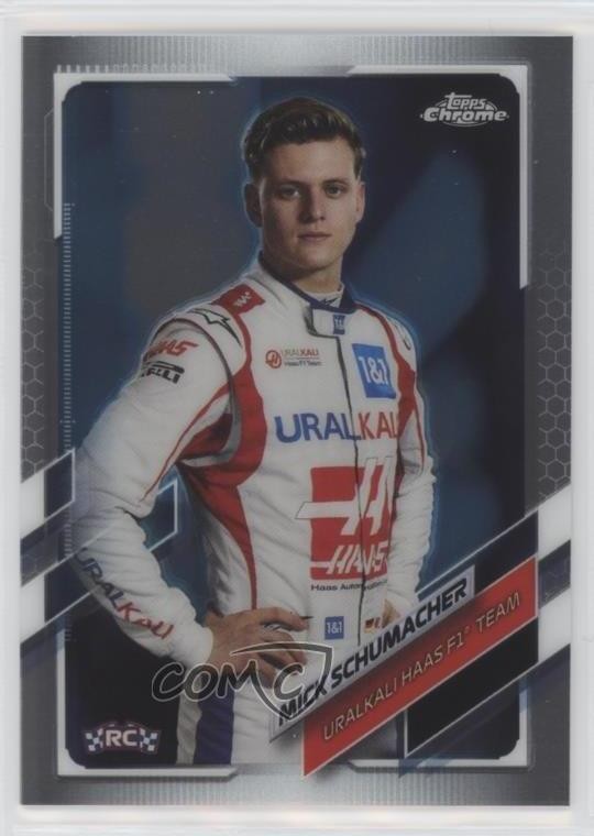 2021 Topps Chrome Formula 1 F1 Racers Mick Schumacher #17 12g7