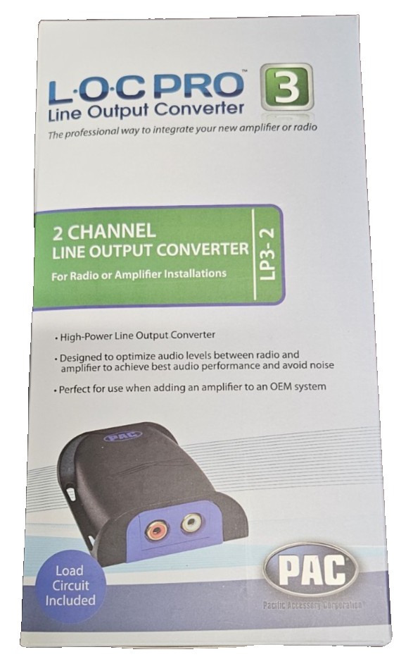 PAC Locpro L3 2 Channel Line Output Converter for sale online | eBay