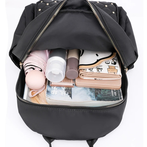 Fashion Bagpack Women High Quality Nylon Backpacks Female Big Travel Back - Picture 21 of 26