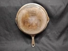 Cast Iron Nickel Plated Wagner Ware Sidney O Double Skillet Pan 1401-C 12"