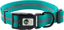 Dog Collar Waterproof Pet Collars Anti-Odor Durable Adjustable PVC & Polyester S