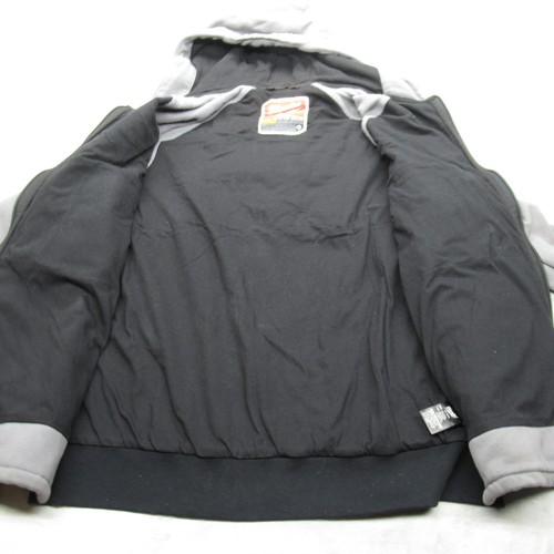 Milwaukee M12 Heated Jacket Mens XL Gray Hoodie Full Zip Heavyweight Rugged Work - Picture 8 of 14