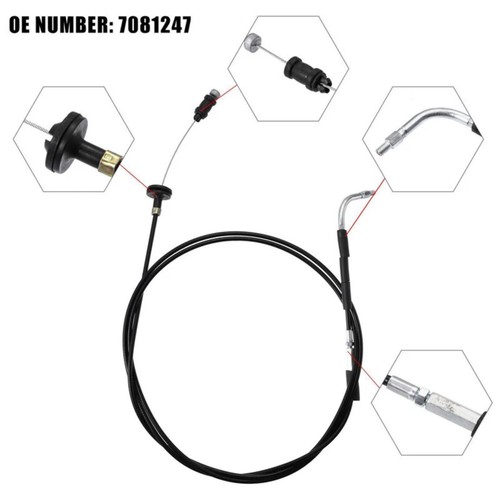 Plastic+Metal Throttle Cable 7081247 For Polaris Ranger 700 XP 4x4 2006 - Picture 10 of 14