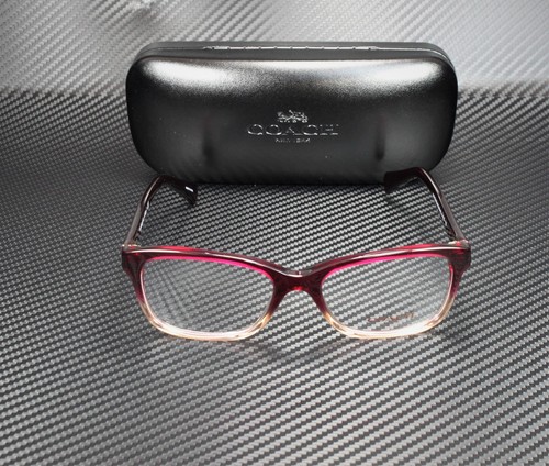 COACH HC6089 5484 Red Sand Gradient Demo Lens 51 mm Women's Eyeglasses - Picture 3 of 5