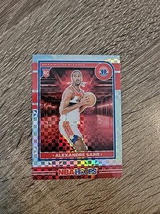 2024-25 Panini NBA Hoops Alexandre Sarr Premium Checkerboard Prizm SSP #232 RC