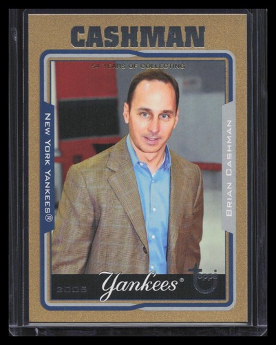 2005 Topps Retired Signature Edition #90 Brian Cashman Gold #/500 - Picture 1 of 2