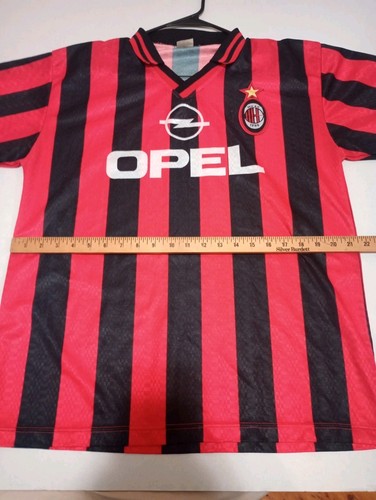 AC Milan 1996 Retro Home Football Soccer Jersey – Men’s Size XL - Picture 4 of 13