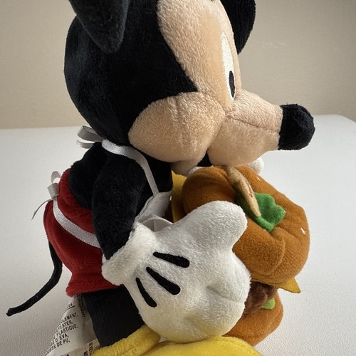 MICKEY MOUSE BBQ CHEESEBURGER GROSSE KÄSE KOCHMÜTZE 9 ZOLL PLÜSCH DISNEY STORE RARITÄT VTG - Bild 11 von 24