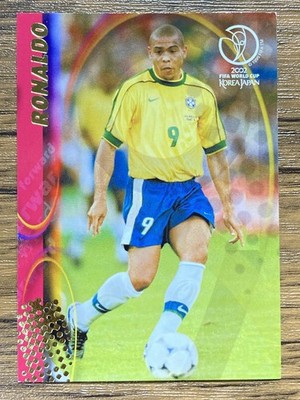 激レア　panini トレーディングカード　ロナウド Panini 2002 World Cup Card No.21 Ronaldo Brazil Japanese Edition