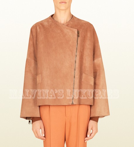 GUCCI JACKE PFIRSICH WILD LEDER OVERSIZED BLOUSON MANTEL $ 3.300 IT 44 US 8 - Bild 18 von 18