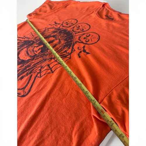 Rob Zombie Band Tee Shirt Men Medium Orange Black Horror Rock Goth Alt Boogeyman - Picture 6 of 6